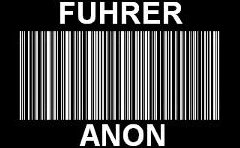 Fuhrer Anon Logo Minimal Experimental electronic artist.
